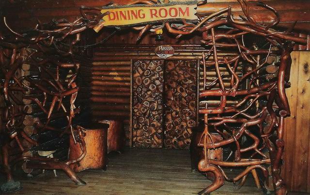 Cross Village Mi Rppc 1950S Stan Smolaks Legs Inn Bar And Cottages (newer photo)